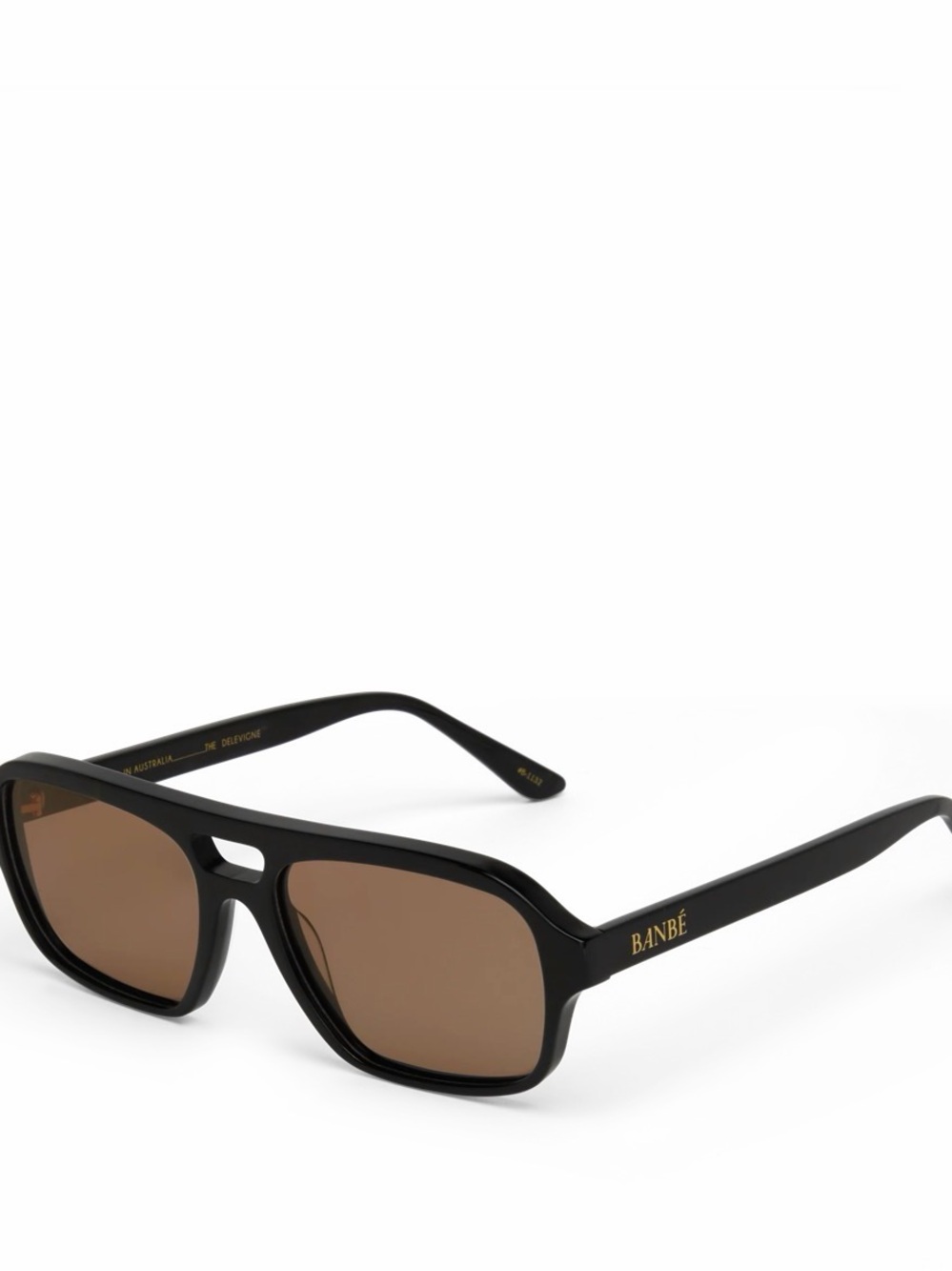 BANBÉ THE DELEVIGNE - BLACK-CARAMEL (uneven)
